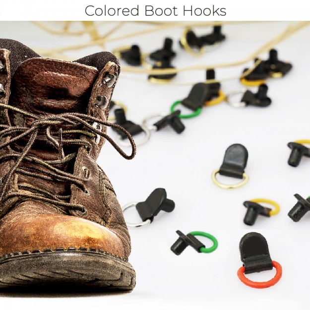 New Production - Colored Boot Hooks