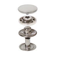 Bouton Pression Spring Calotte arrondie bombée