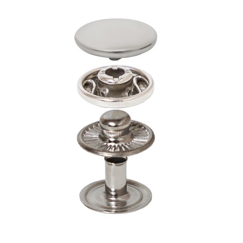 Bouton Pression Spring Calotte arrondie bombée