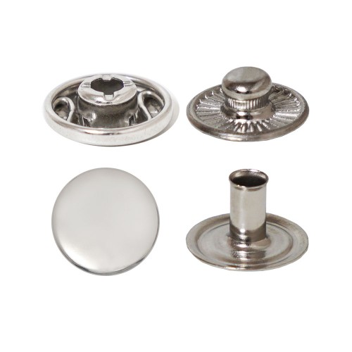 Bouton Pression Spring Calotte arrondie bombée