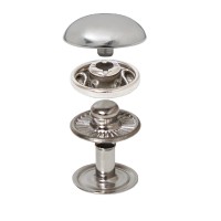 Bouton Pression Spring avec Calotte bombée