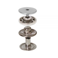 Bouton Pression Spring avec Calotte Creuse