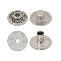 Bouton Pression Mini Spring Vt2 avec Calotte Cachée et Logo