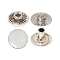 Bouton Pression Mini Spring Vt2 Avec Calotte Arrondie Bombée