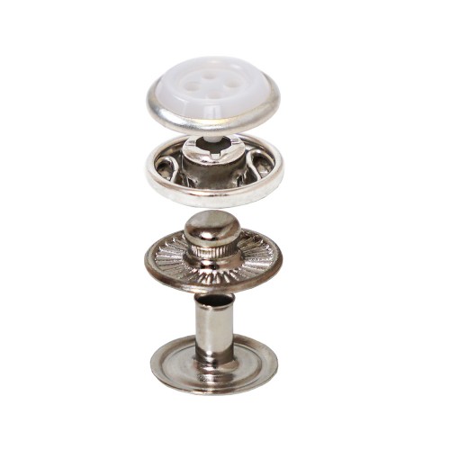 Bouton Pression Spring avec Calotte en Polyester