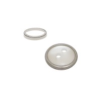 Bouton Polyester avec Anneau en Laiton