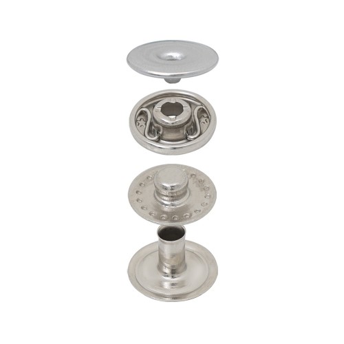 Bouton Pression Mini Spring Vt2 avec Calotte Cachée à bord Intérieur