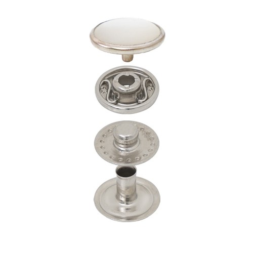 Bouton Pression Mini Spring Vt2 Avec Calotte Perlée