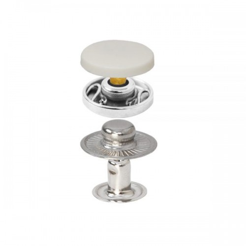 Bouton Pression Spring Alpha avec Calotte en Nylon